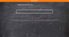 Desktop Screenshot of family-magazine.com